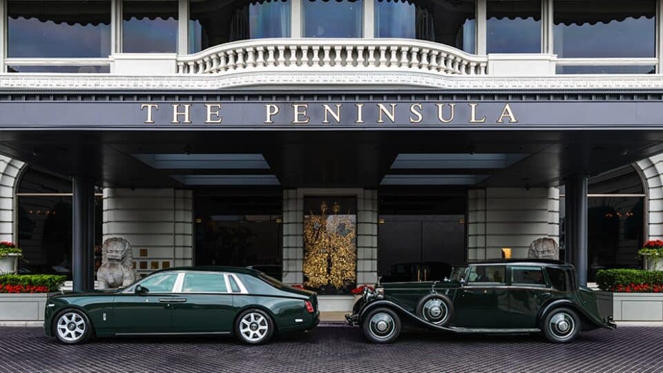 rolls royce airport transfers from hk airport to peninsula hotel