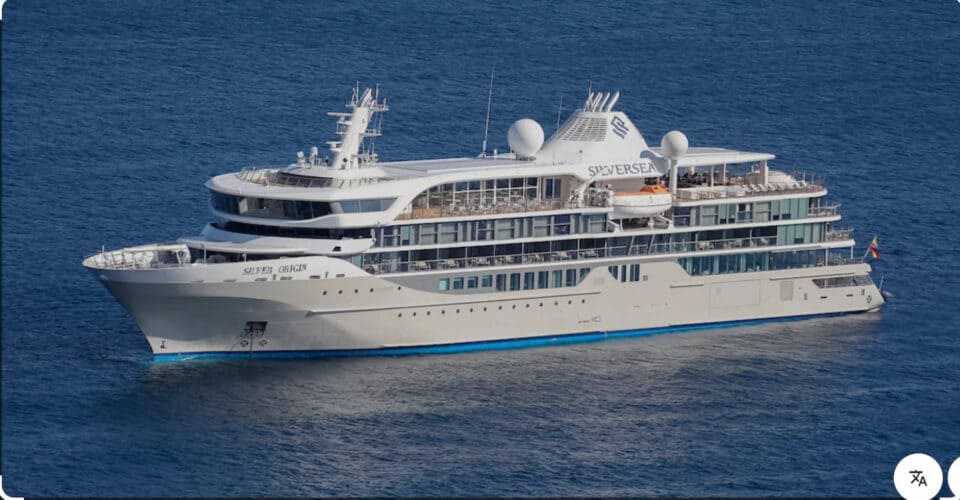 silver sea origin cruise boat bridge
